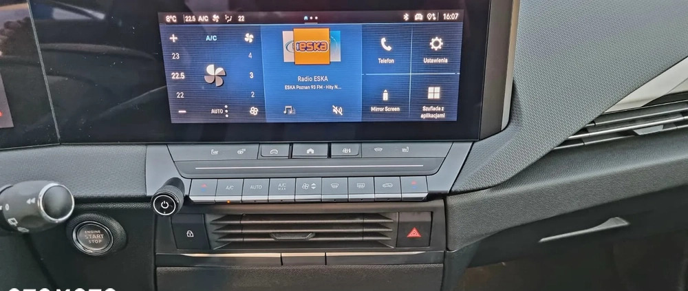 Opel Astra cena 93480 przebieg: 5663, rok produkcji 2023 z Poznań małe 742